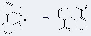 9,10-Phenanthrenediol,9,10-dihydro-9,10-dimethyl- can be used to get 2,2'-Diacetyl-biphenyl.